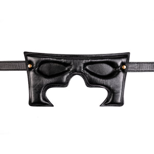 Real Leather Blindfold