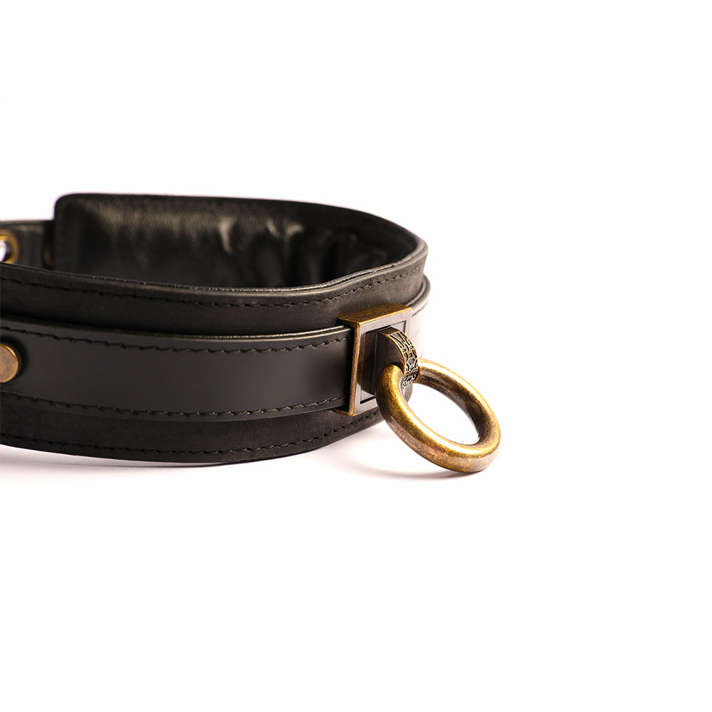 Real Leather Collar and Leash